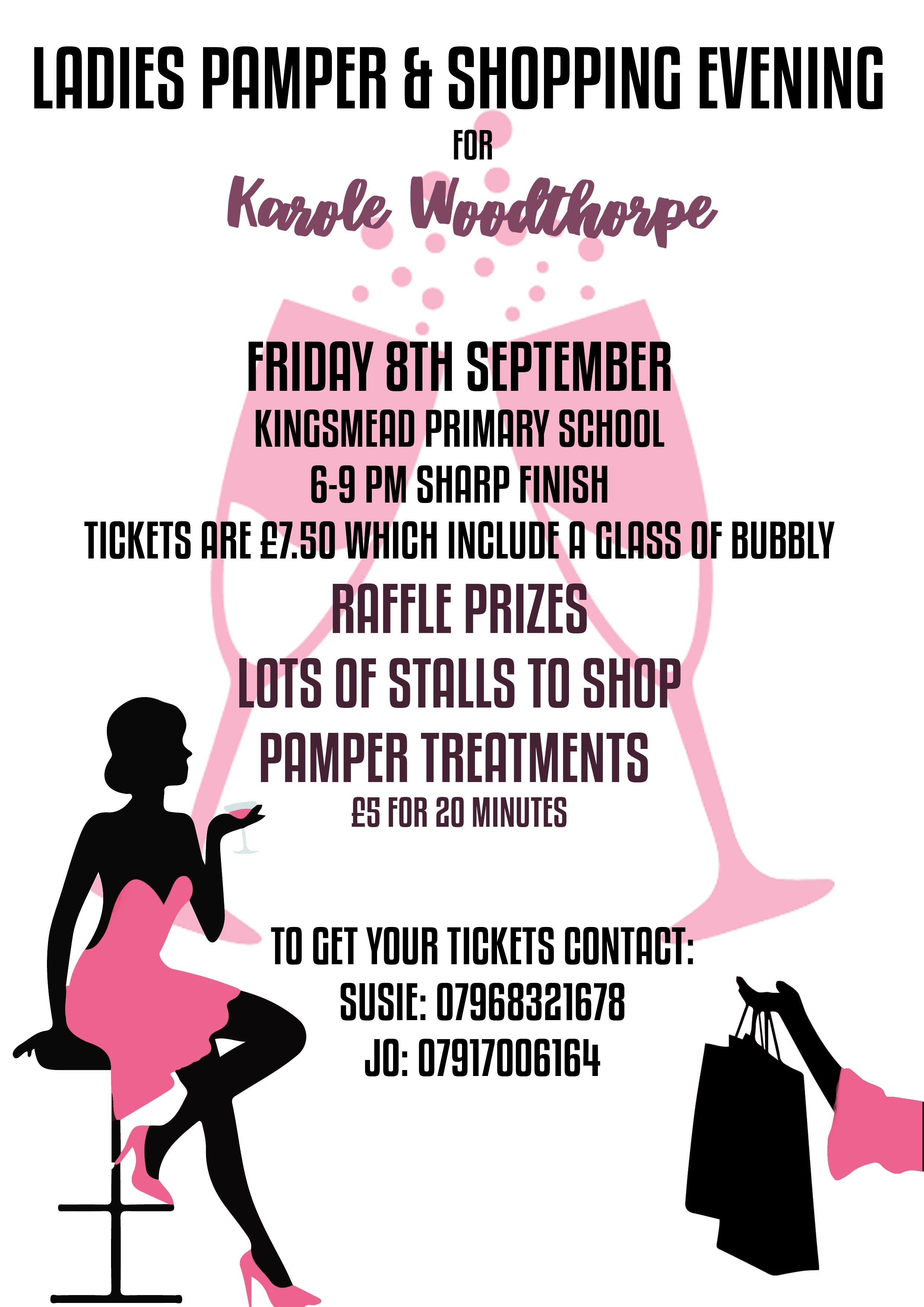 LADIES PAMPER & SHOPPING EVENING FOR WOODTHORPE